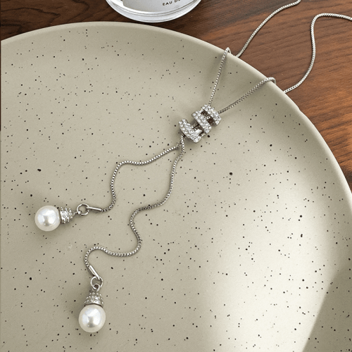 秋冬珍珠毛衣鏈長款高級感長項鍊大氣高檔夏季衣服配飾裝飾品頸鏈