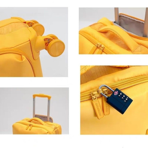 僅1.8kg超輕出口日單牛津布拉桿箱20寸登機箱靜音萬向輪24旅行箱