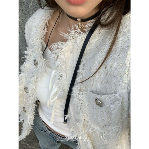 一眼喜歡 搭配好物楊冪同款長皮繩愛心項鍊 秒變時尚 自畱款choke