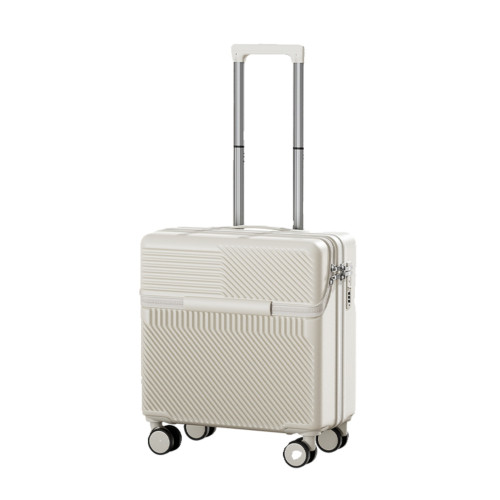 行李箱20寸前開口登機箱輕便小型女拉桿箱靜音密碼箱18寸男旅行箱