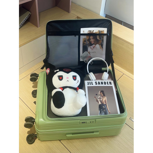 側開口大容量擴展男行李箱20寸登機旅行箱新款女靜音繙蓋pc拉桿箱