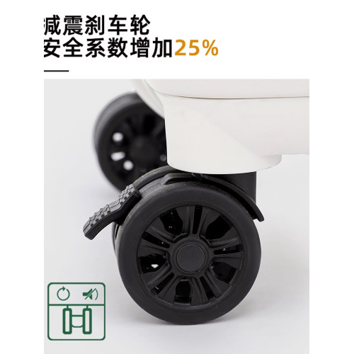 LETOO前側開蓋拉桿行李箱女大容量超輕拉鍊20寸登機密碼旅行箱24