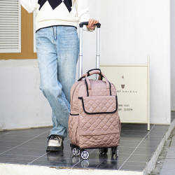 萬向輪拉桿包16寸防水手提輕便旅行包行李袋18寸大容量耐用登機箱