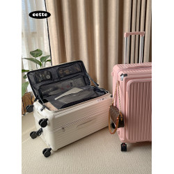 CETTE2025新款行李箱女大容量加厚旅行箱男學生拉桿密碼皮箱子26
