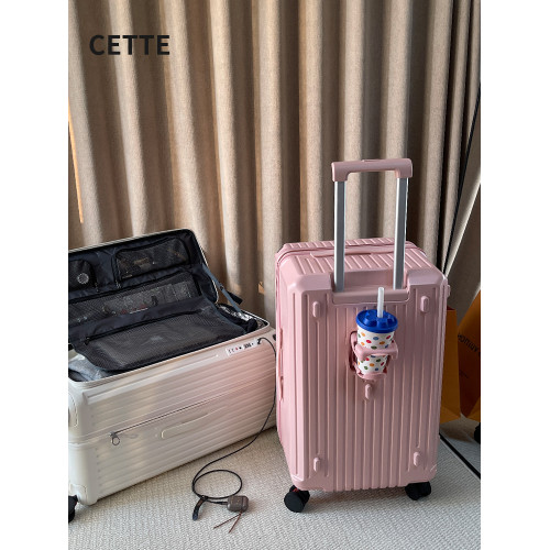 CETTE2025新款行李箱女大容量加厚旅行箱男學生拉桿密碼皮箱子26