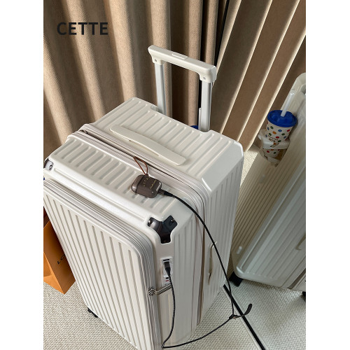 CETTE2025新款行李箱女大容量加厚旅行箱男學生拉桿密碼皮箱子26