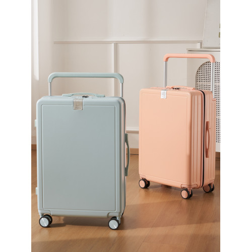 寬拉桿行李箱女多功能小型20寸登機箱26寸大容量密碼箱靜音旅行箱