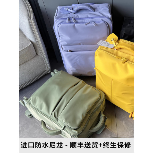 出口日本 超輕布行李箱2026新款防水登機箱20寸拉桿密碼旅行箱女