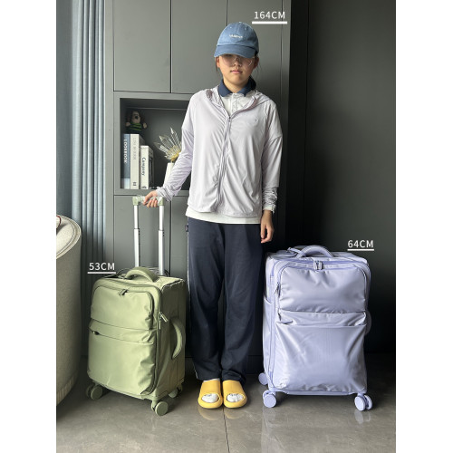 出口日本 超輕布行李箱2026新款防水登機箱20寸拉桿密碼旅行箱女