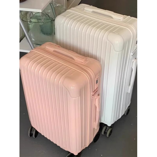 出口純PC行李箱女20寸登機箱網紅高顔值密碼箱靜音萬向輪26寸