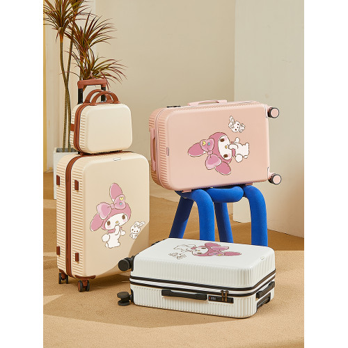 美樂蒂塗鴉行李箱多功能拉桿箱結實耐用可愛萬向輪密碼旅行箱皮箱 美樂蒂塗鴉行李箱多功能拉桿箱結實耐用可愛萬向輪密碼旅行箱皮箱