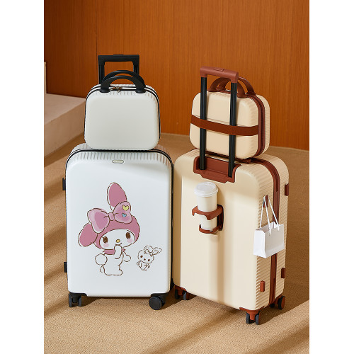 美樂蒂塗鴉行李箱多功能拉桿箱結實耐用可愛萬向輪密碼旅行箱皮箱 美樂蒂塗鴉行李箱多功能拉桿箱結實耐用可愛萬向輪密碼旅行箱皮箱