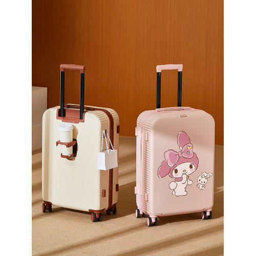 美樂蒂塗鴉行李箱多功能拉桿箱結實耐用可愛萬向輪密碼旅行箱皮箱 美樂蒂塗鴉行李箱多功能拉桿箱結實耐用可愛萬向輪密碼旅行箱皮箱