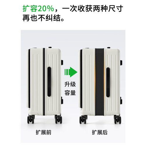 行李箱2026新款側開蓋旅行箱20寸兒童結實耐用拉桿箱高顔值密碼女