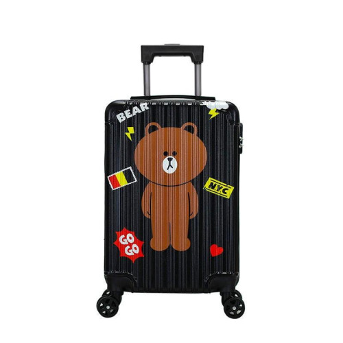 2025男兒童行李箱新款旅行箱學生女卡通萬向輪20寸小熊拉桿箱時尚 2025男兒童行李箱新款旅行箱學生女卡通萬向輪20寸小熊拉桿箱時尚
