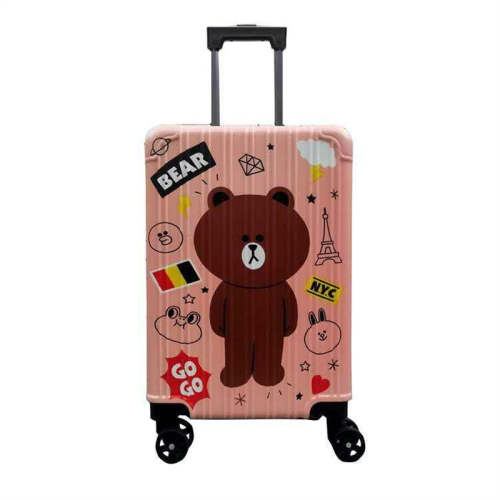 2025男兒童行李箱新款旅行箱學生女卡通萬向輪20寸小熊拉桿箱時尚 2025男兒童行李箱新款旅行箱學生女卡通萬向輪20寸小熊拉桿箱時尚