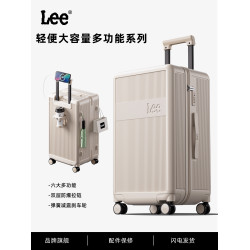 Lee多功能大容量拉桿行李箱學生密碼箱登機旅行箱2026新款托運箱