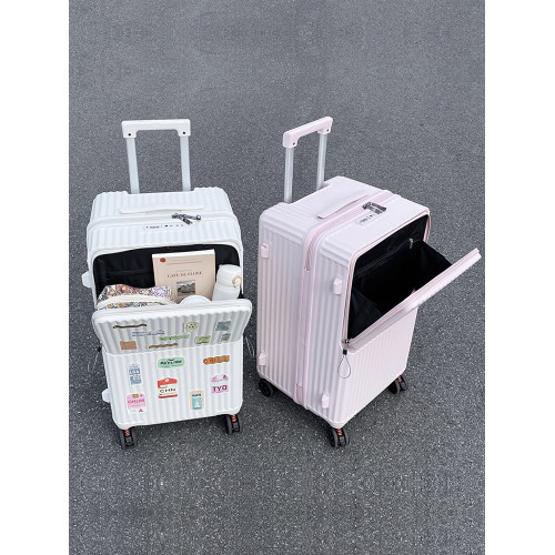 前開口超大容量拉桿箱萬向輪行李箱男女多功能結實耐用旅行箱30寸