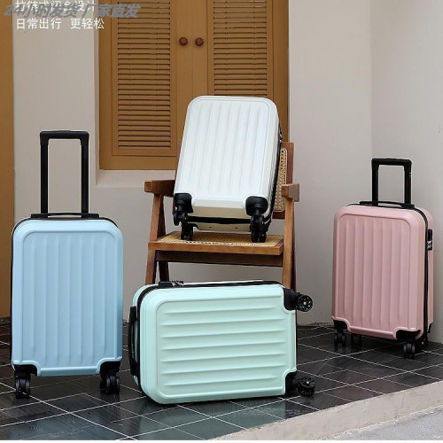 拉桿箱行李箱20寸拉鍊旅行箱商務旅行登機箱萬向輪靜音行李箱