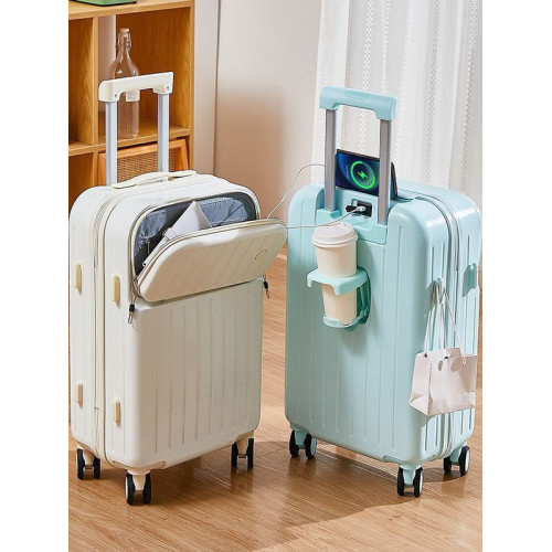 多功能行李箱男20寸登機箱男旅行箱女24寸密碼箱拉桿箱包26寸28寸