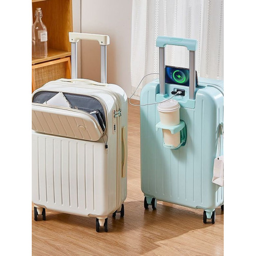 多功能行李箱男20寸登機箱男旅行箱女24寸密碼箱拉桿箱包26寸28寸