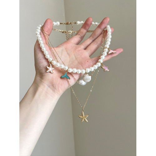 Vintage古著 Baroque ocean wind starlar項鍊 Vintage古著 Baroque ocean wind starlar項鍊