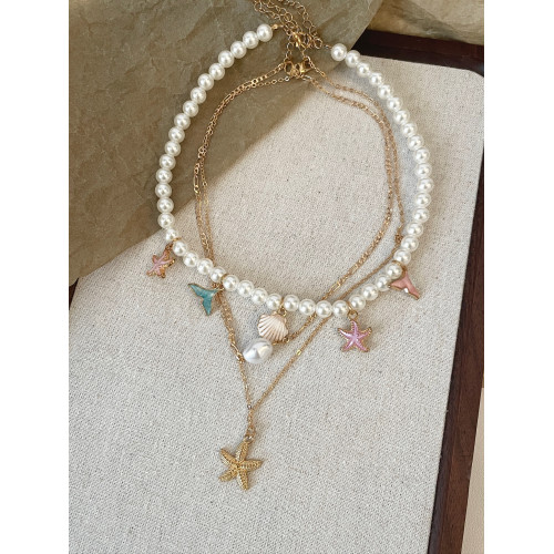 Vintage古著 Baroque ocean wind starlar項鍊 Vintage古著 Baroque ocean wind starlar項鍊