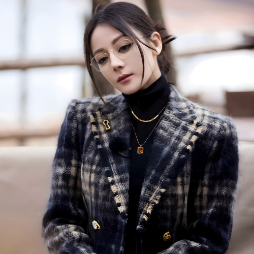 雙層虎眼石長項鍊女2026新款疊戴毛衣鏈高級感輕奢小衆配毛衣配飾