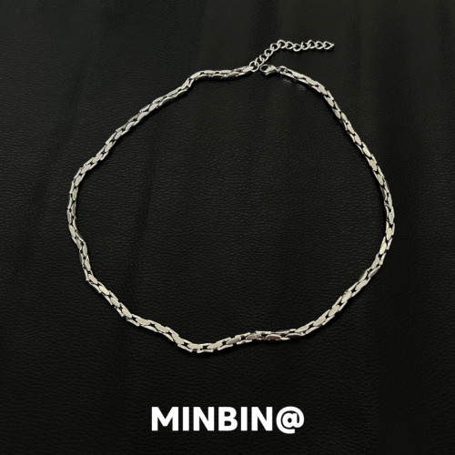 「逆鱗」項鍊男士高級感小衆鎖骨鍊潮牌百搭配飾鈦鋼不褪色 「逆鱗」項鍊男士高級感小衆鎖骨鍊潮牌百搭配飾鈦鋼不褪色