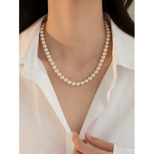 百搭正圓磁吸釦珍珠毛衣項鍊女款2026新款鎖骨頸鏈高級感輕奢項鍊 百搭正圓磁吸釦珍珠毛衣項鍊女款2026新款鎖骨頸鏈高級感輕奢項鍊