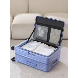 DULA新款行李箱女1:9深倉大容量28寸拉桿箱24寸側開擴容旅行箱子