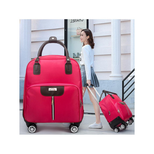 拉桿旅行包男女手提行李袋大容量登機包短途輕便拉桿包