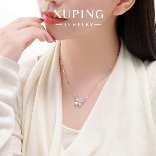 旭平【向陽之花】精緻五瓣花項鍊女清新甜美可愛少女花朵鎖骨鍊 旭平【向陽之花】精緻五瓣花項鍊女清新甜美可愛少女花朵鎖骨鍊