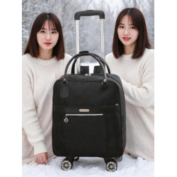輕便大容量拉桿包旅行包大靜音萬向輪防水行李袋學生雙肩後後背包女