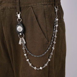 無限循環褲鏈配飾牛仔褲掛飾件亞文化腰間鏈條原創百搭男款女腰鏈