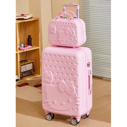 韓版小清新行李箱女學生24寸可愛卡通糖果色拉桿旅行箱20寸登機箱