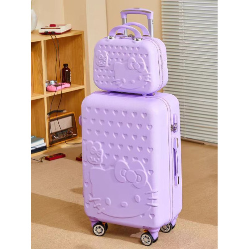 韓版小清新行李箱女學生24寸可愛卡通糖果色拉桿旅行箱20寸登機箱