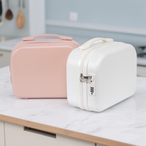 日韓風格小型硬殼旅行箱女士迷你可攜式大容量輕便手提密碼箱化妝包