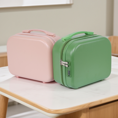 日韓風格小型硬殼旅行箱女士迷你可攜式大容量輕便手提密碼箱化妝包