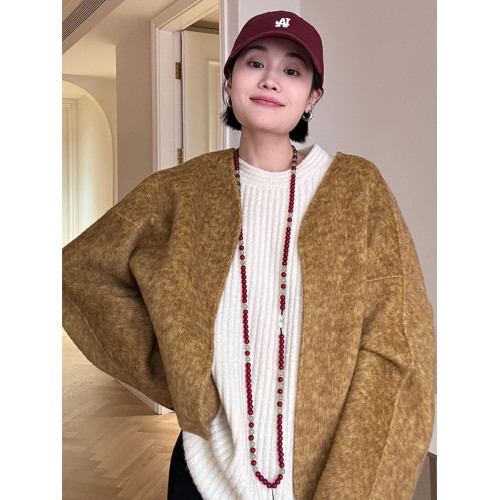 慕陽MUYANG璃畔長款毛衣鏈配飾斜背鏈小衆輕奢高級感百搭項鍊女