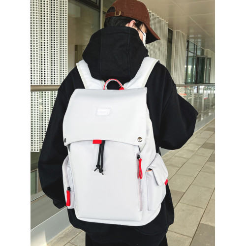 運動防水雙肩包女大容量潮牌旅行電腦後後背包男款高中生大學生書包女