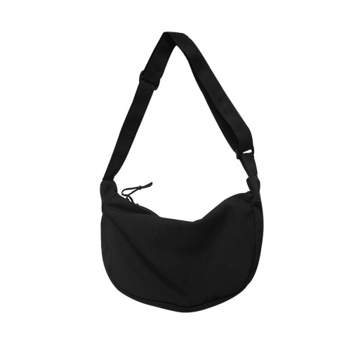 潮牌斜後後背包男士單肩包學生簡約百搭帆布包後後背包跨包休閒斜肩包男包