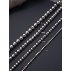 施家真多麻灰色珍珠項鍊頸鏈輕奢小衆毛衣鏈配飾女款2026新款爆款