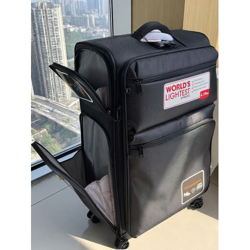 出口日本XIRKVE超輕海關密碼鎖擴容防爆拉鍊萬向輪畱學生航空箱