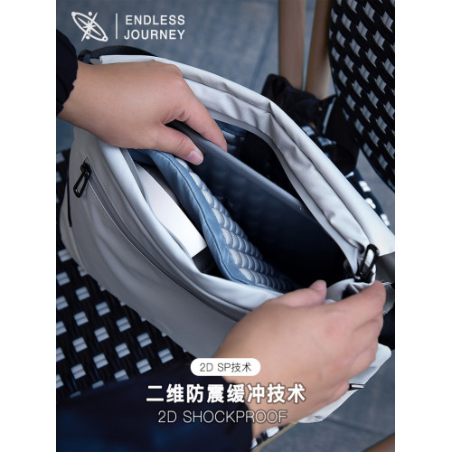 阿波羅X1單肩斜後後背包男大容量磁吸釦騎行後後背包多功能郵差平板電腦包