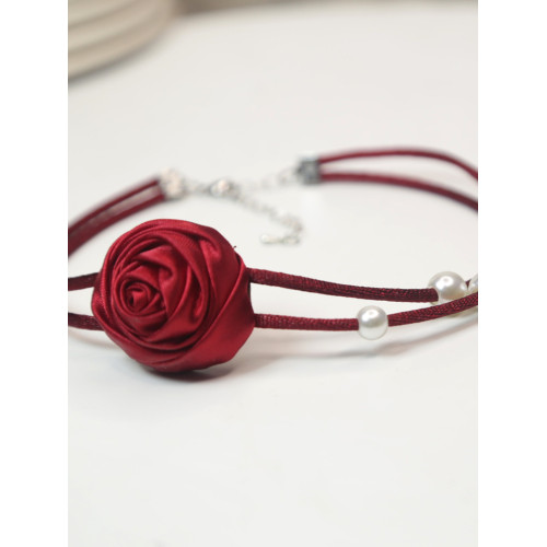 感項鍊花朵鎖骨頸鏈choker脖子飾品魅力項圈新款網紅項圈