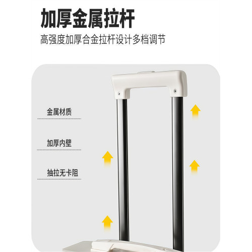 行李箱20寸登機箱前側開口女2025新款擴展多功能拉桿箱旅行箱男