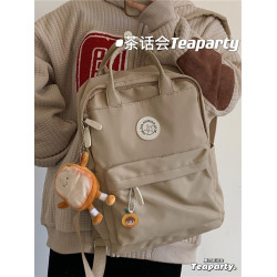 韓版ins校園森系百搭小清新大學生雙肩包 日系chic高中書包女後後背包