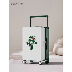 布蘭兔國潮行李箱拉桿箱麻將插畫箱旅行箱20寸登機箱女小型皮箱24