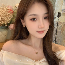 「島嶼來信」輕奢氣質百搭項鍊小衆設計感精緻鎖骨鍊高級感頸鏈